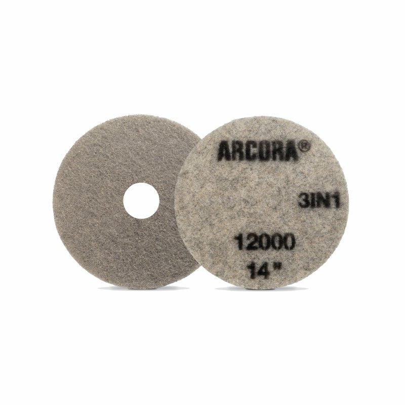 ARCORA SUNSHINE ProPAD 3-in-1 Cleaning and Polishing Pad, Gray