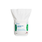 A white plastic bag with the inscription "Dr. Schumacher DESCOSEPT PUR WIPES RTU | Dispenser (120 wipes)" from Dr. Schumacher GmbH is equipped with blue and green lettering, a chemical hazard symbol, and a tear-off closure - ideal for disinfecting medical devices.