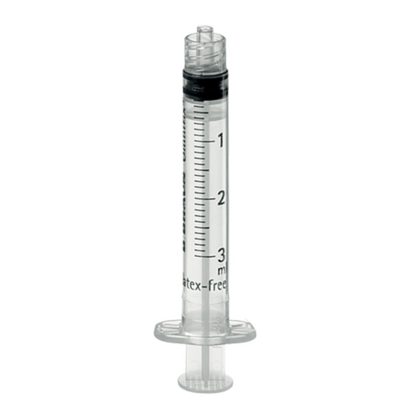 The B. Braun Omnifix® Luer Lock Solo disposable syringe from B. Braun Deutschland GmbH & Co. KG is a transparent plastic syringe with a capacity of 3 ml, with side measurement markings and a Luer lock adapter for secure needle attachment. It is ideal for intravascular injections and features a plunger at one end that is simple yet functional in design.