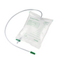 The B. Braun Urimed® B'Bags urine and secretion bag from B. Braun Deutschland GmbH & Co. KG is a transparent urine collection bag for medical purposes. It features graduated markings and a capacity chart, is latex-free, and has a flexible tube with green connectors for efficient drainage. This makes it an excellent option for handling urine and secretions.