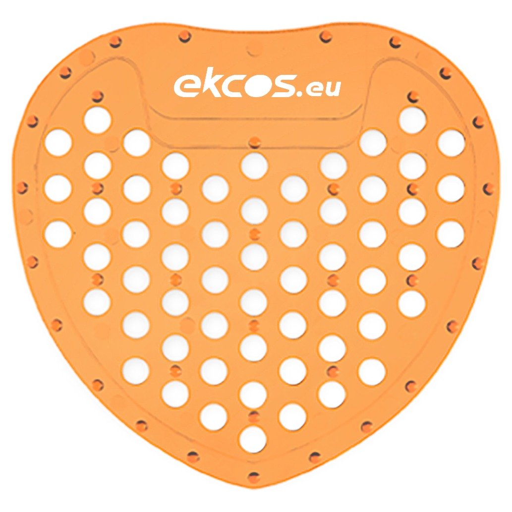 ëkcos basic scrëen Urinalsieb, bis 30 Tage Tropische Früchte (orange)