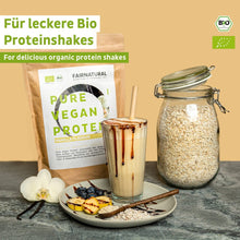 Organic vegan protein powder neutral without soy