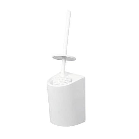 The CWS ParadiseLine toilet brush (1 piece) from CWS offers a white brush with a matching holder. The upright handle and the partially visible brush head provide thorough cleaning, perfect against a plain white background.