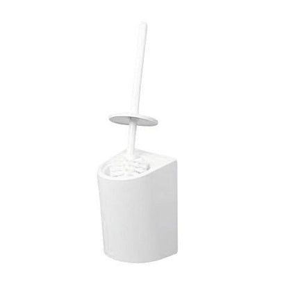 The CWS ParadiseLine toilet brush (1 piece) from CWS offers a white brush with a matching holder. The upright handle and the partially visible brush head provide thorough cleaning, perfect against a plain white background.