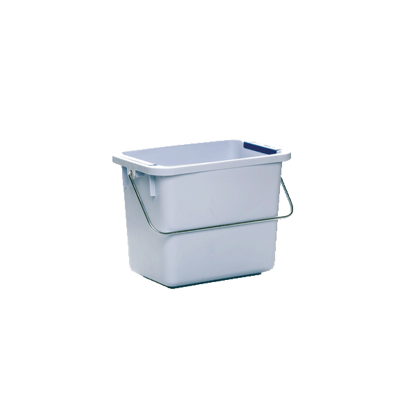 Bucket 6l with 8 color clips | Pack (1 piece)