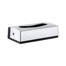A silver metallic DI dispenser for cosmetic tissue standard box from Diversey Deutschland GmbH & Co. OHG made of plastic, suitable for free-standing or wall mounting, is shown against a white background.
