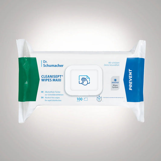 Dr. Schumacher Cleanisept® Wipes Maxi Disinfection towels | Package (100 towels)