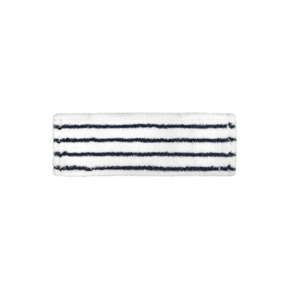 The Arcora excellent abrasive mop 50 cm nan from Arcora International GmbH is a rectangular white cleaning pad with horizontal black stripes, perfect as a cleaning mop, and features nanotechnology for excellent cleaning.