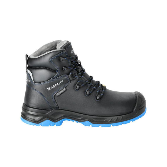 Safety boots S3 with laces Safety boots S3 safety shoes, black/grain blue