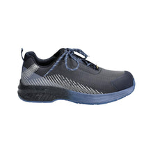 Safety shoes S1PS, laces safety shoes S1PS, black-blue