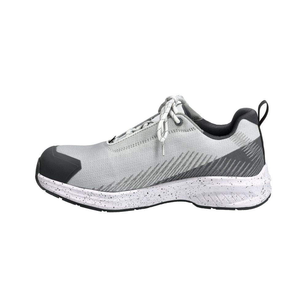 Safety shoes S1PS, laces safety shoes S1PS, white/anthracite grey