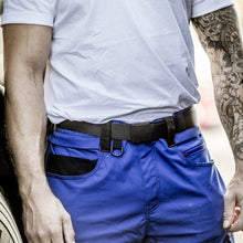 NITRAS belt with plastic buckle, black Polyester: 100% | Pack (1 piece)