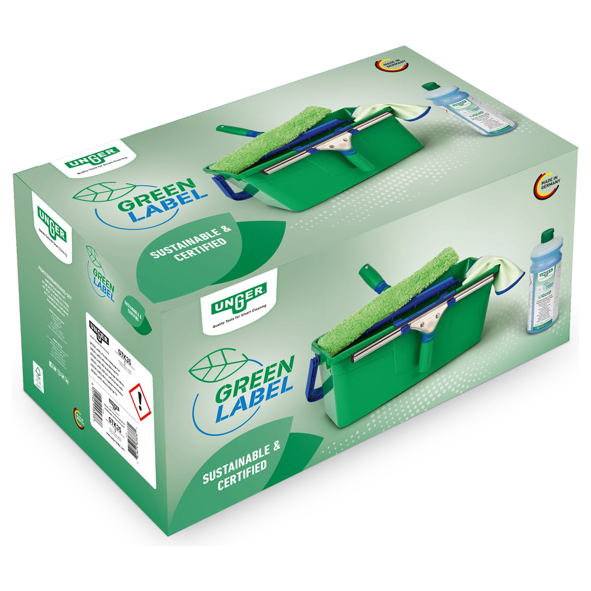Unger GREEN LABEL Fensterreinigungs-Set