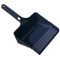 The METDEC DUSTPAN from Haug Bürsten KG is a square dustpan without a lip in blue (350x222x110 mm), made of durable plastic and features a textured, grooved handle.