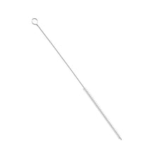 Die Haug Bürsten KG ROHRBÜRSTE, NYLON 6.0 TRANSP., ø0,10MM WEICH, 505Xø12X225MM verfügt über weiche Borsten und einen gedrehten Drahtgriff mit Schlaufe zur präzisen Reinigung von engen Rohren. Ideal als sanfte, aber effektive Nylonrohrbürste.