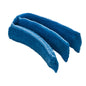 The Haug Bürsten KG REPLACEMENT COVER BLIND CLEANER FOR ART. 8477 is a blue microfiber tool with curved, padded arms for cleaning blinds and features easily replaceable covers for convenient maintenance.