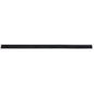 A black, straight REPLACEMENT RUBBER 450 mm ruler (Haug Bürsten KG, for item 8545) lies flat on a white background.