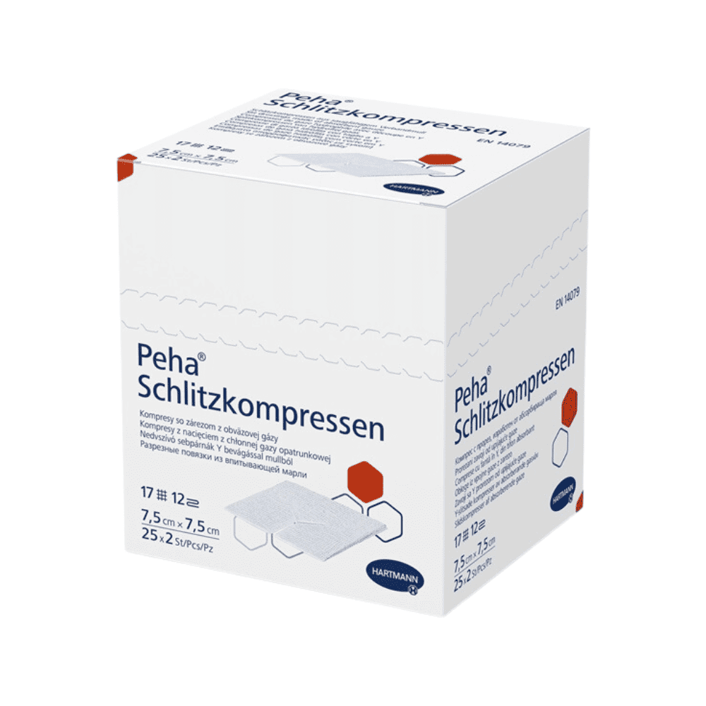 Slotted compress