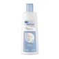 The white bottle of Hartmann MoliCare Skin Care Bath West 500 ml by Paul Hartmann AG bears the inscriptions “Skinintegrity”, “Panthenol” and “Almond Oil”. The bath, designed for sensitive skin, features a pH skin-neutral formula and a light blue cap, offering soothing care.