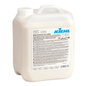 White plastic container with handle and screw cap labeled "Kiehl Kiehl-Parketto-care-satina Matte Care Dispersion for Wooden Floors 5 L" by Johannes Kiehl KG, with product information and multilingual instructions. Sold in a box with 2 bottles.