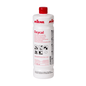 The white 1-liter bottle of Johannes Kiehl KG Oxycal sanitary cleaner with fresh air effect has a red cap, a German label with application symbols for hygienically clean surfaces, clear instructions, and the Kiehl logo on the top.