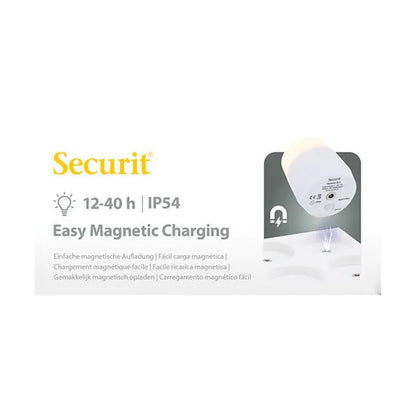 Papstar Securit® 4 LED tea lights refill pack Ø 4 cm x 5 cm "Amsterdam" lighting time 12-40 hours