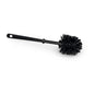 The Nölle Profi WC brush black (38 cm, Ø 75 mm) from Nölle Profi Brush Bürsten- & Pinseltechnik e.K. impresses with its durable plastic handle and round brush head - ideal for the bathroom, photographed against a white background.