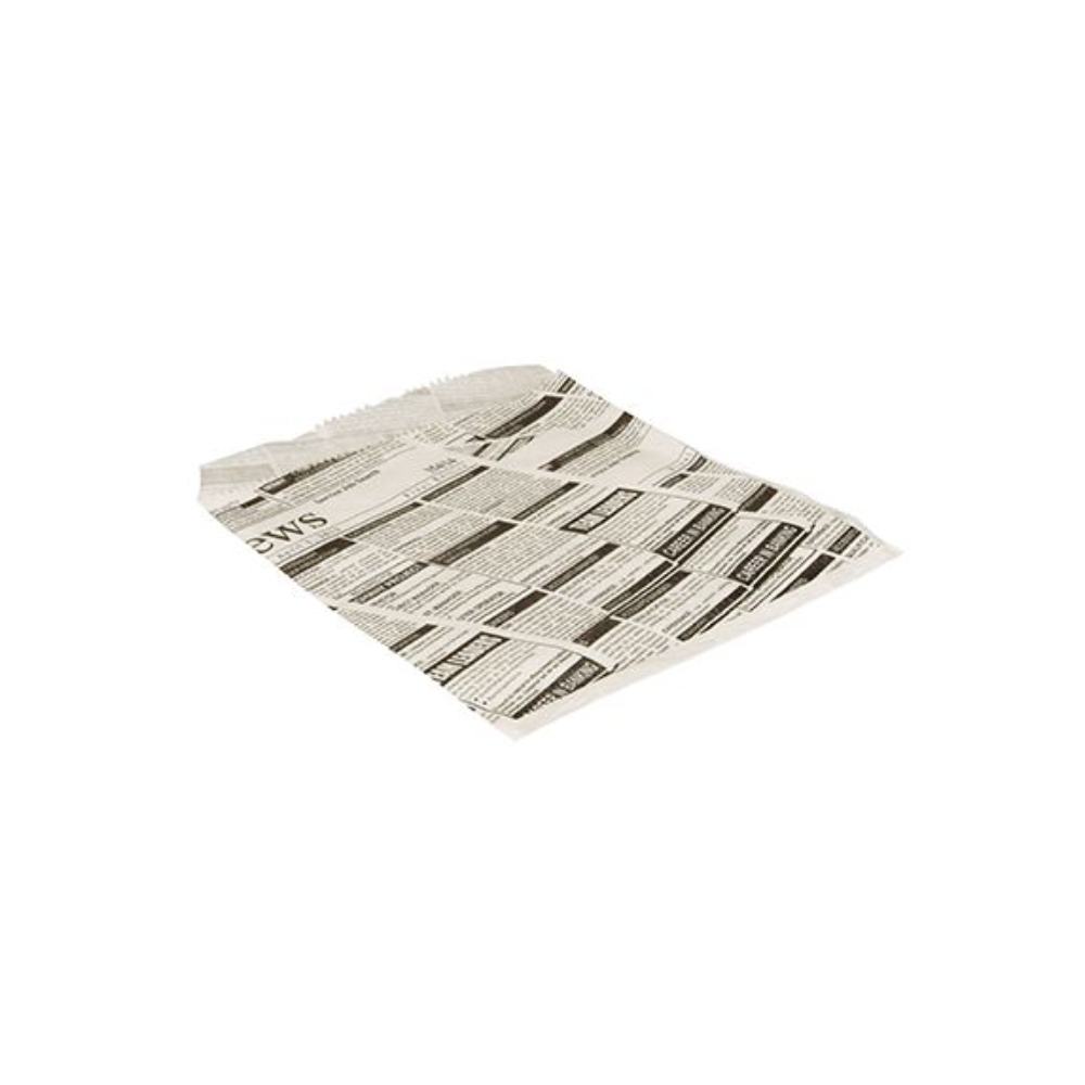 A single PAPSTAR 1000 hamburger bag sheet, made from greaseproof parchment substitute from PAPSTAR GmbH, lies flat on a white surface.