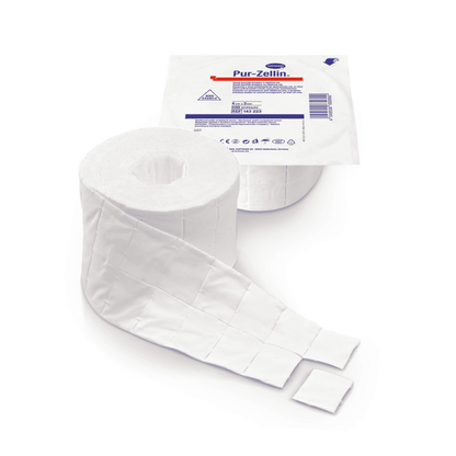 Roll of sterile cell swabs