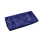 Against a white background is a folded piece of dark blue velvet fabric, whose texture resembles the single-use patient blanket with paper filling from Rescue Trade OHG (blue, 500 g, 1 piece).