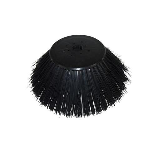 A black replacement main brush for the Balimat 2300 from Diversey Deutschland GmbH & Co. OHG, with black bristles and a plastic core, is pictured on a white background to highlight the cleaning performance. The package contains 1 piece.