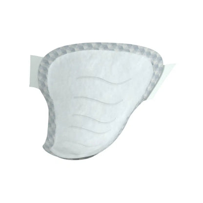 A pack (15 pieces) of Seni Man Normal Level 1 incontinence pads from TZMO Deutschland GmbH, specially contoured and with gray details - ideal for men with urinary incontinence.