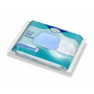 The TENA 3-in-1 Wet Wipe package in blue and white packaging emphasizes its 3-in-1 skincare benefits with gentle application. The light blue, resealable flip-top lid ensures freshness and makes these practical incontinence products from Essity Germany GmbH an effective choice for thorough cleaning.