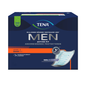 Eine blaue Schachtel von Muster TENA Men Active Fit von TENA - Essity Germany GmbH, Level 3, mit deutschen Informationen und einer Abbildung eines Pads auf der Vorderseite, entwickelt für Blasenschwäche Männer.