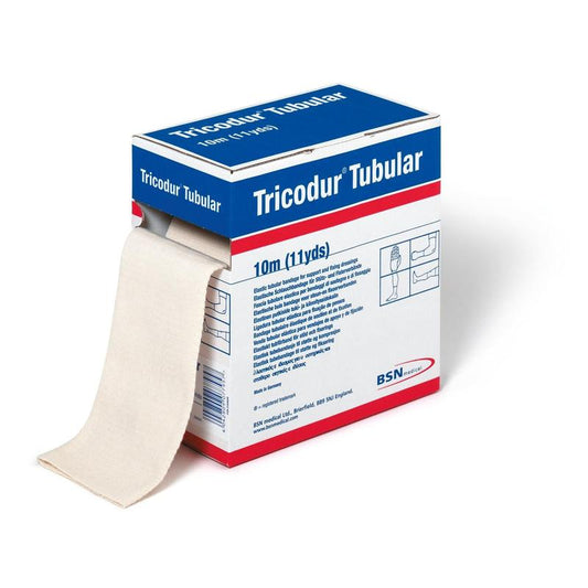 Tricodur Tubular, permanently elastic tubular bandage, white