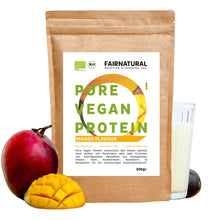 Organic vegan protein powder mango without soy