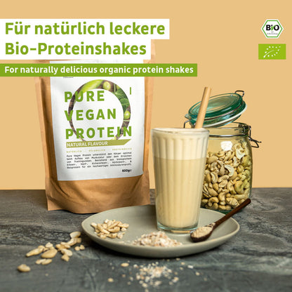 Organic vegan protein powder neutral without soy
