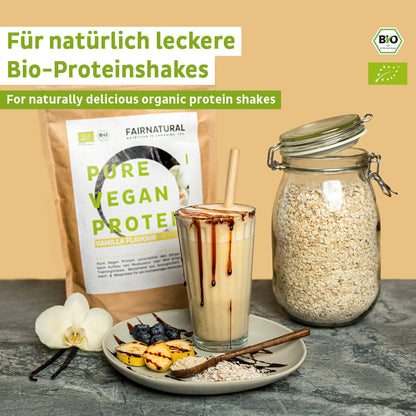 Organic vegan protein powder vanilla without soy