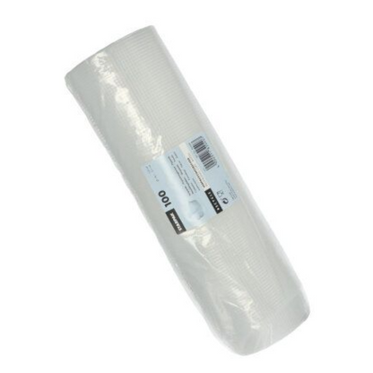 A stack of 100 Starpak packaging cups PP round transparent (125 ml) wrapped in clear plastic with a Starpak product label, depicted against a solid white background.