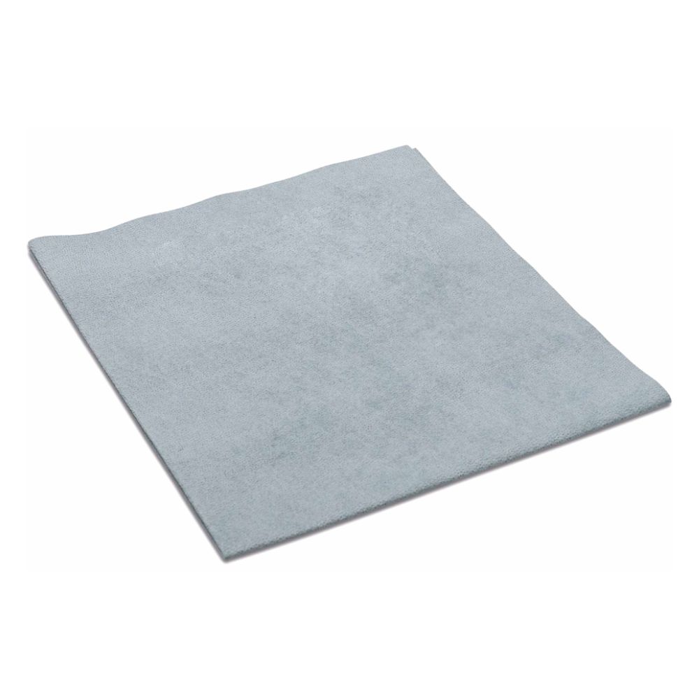 The Vileda MicroClean Plus microfiber cloth from Vileda GmbH is presented in light gray on a white background, emphasizing its excellent cleaning performance and adherence to high hygiene standards. Available in a pack of 5.
