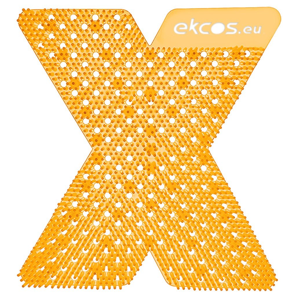 ëkcos xcrën HD 60+ Urinalsieb Tropische Früchte (orange)