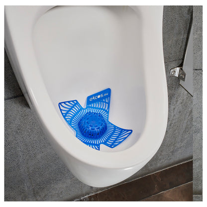 ëkcos xcrën puck Urinalsieb, Duft fresh, bis 30 Tage blau