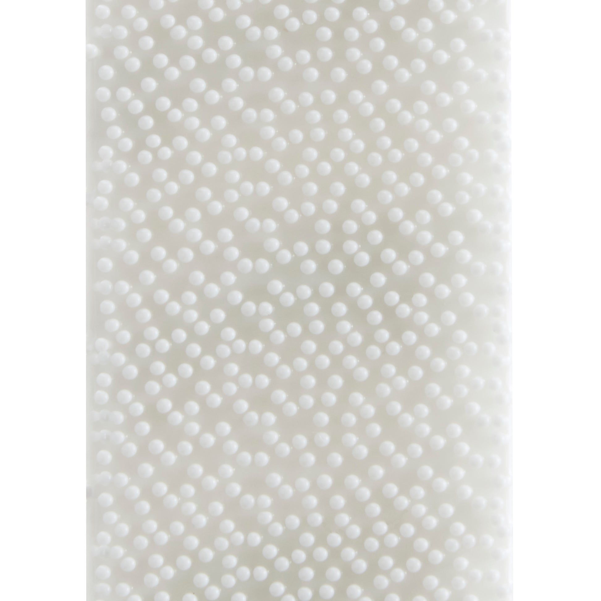 Eine Nahaufnahme der weißen, strukturierten Oberfläche der 3M Deutschland GmbH Command™ Bilder-Montage Strips 17203 (Größe M und S, Vorteilspack) mit gleichmäßig verteilten Erhebungen zur beschädigungsfreien Befestigung.