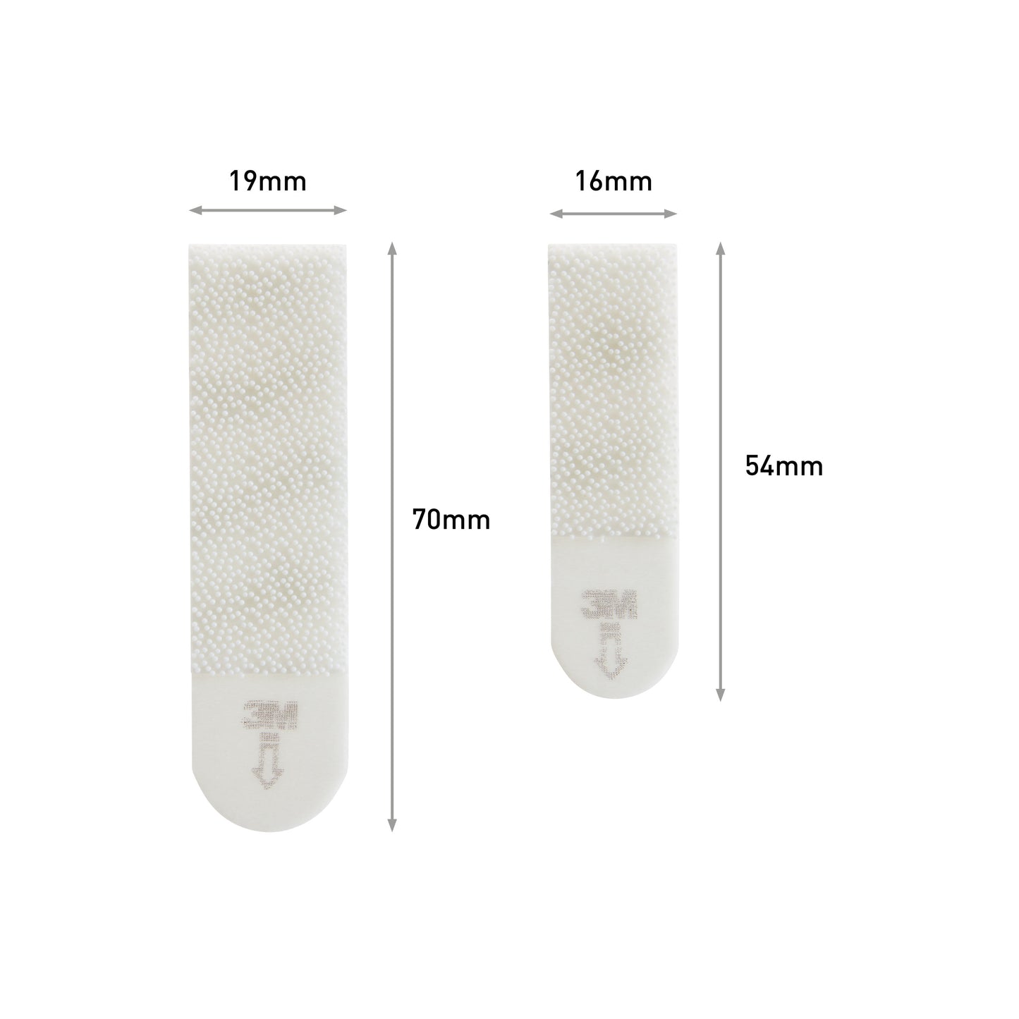 Two Command™ Picture Hanging Strips (small: 16 x 54 mm, medium: 19 x 70 mm) from 3M Deutschland GmbH in value pack 17203 - ideal for hanging pictures without drilling or nails.