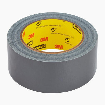 A roll of Scotch® Extremium™ No Residue High Performance Duct Tape (18.2 m x 48 mm) from 3M Deutschland GmbH with a yellow inner label featuring 3M and Scotch logos is depicted on a white background.