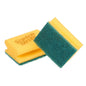 Scotch-Brite™ Sponge 374, Yellow/Green, 70mm x 150mm, 10/Pack | Box (10 packs)