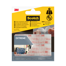 Scotch® Extreme Fastener Adhesive Tape, Transparent RF67300 01SE, 25mm x 76mm, 2 Sets | Pack (2 pieces)