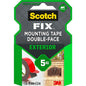 Scotch-FIX™ Double Sided Outdoor Mounting Tape 411-1915-P, 19mm x 1.5m, 1 Roll/Pack | Pack (1 roll)