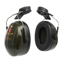 3M™ PELTOR™ Optime™ II ear muffs, green, helmet mount, H520P3E-410-GQ | Pack (1 piece)