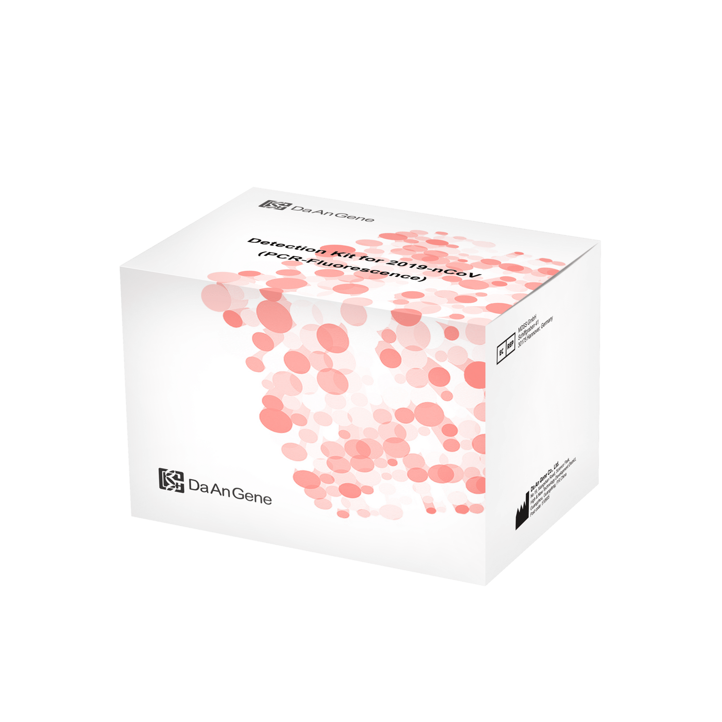 A white Altruan product packaging labeled “PCR Pure Kit – device with full equipment | Pack (100 pieces)”, presented on a plain green background.